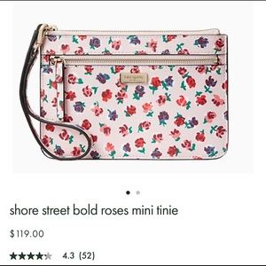 Kate Spade mini tinie clutch